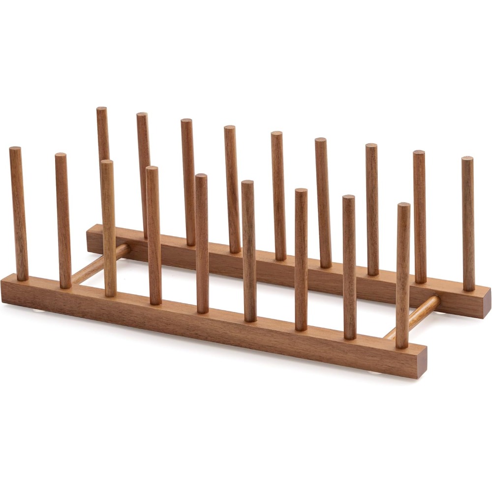 Acacia Wood Dish Drying Rack S - Bamboo Cutting Board recension och pris