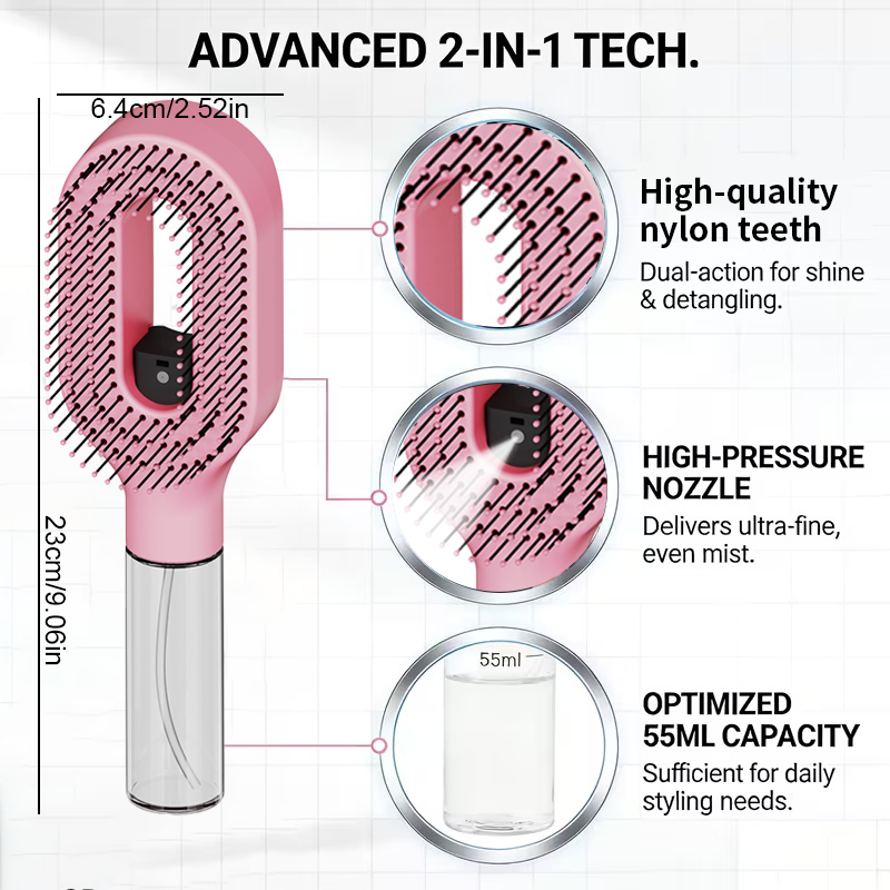 2in1 Sprayer Comb Soft Scalp M - Kitchen Gadgets Oil Spray recension och pris
