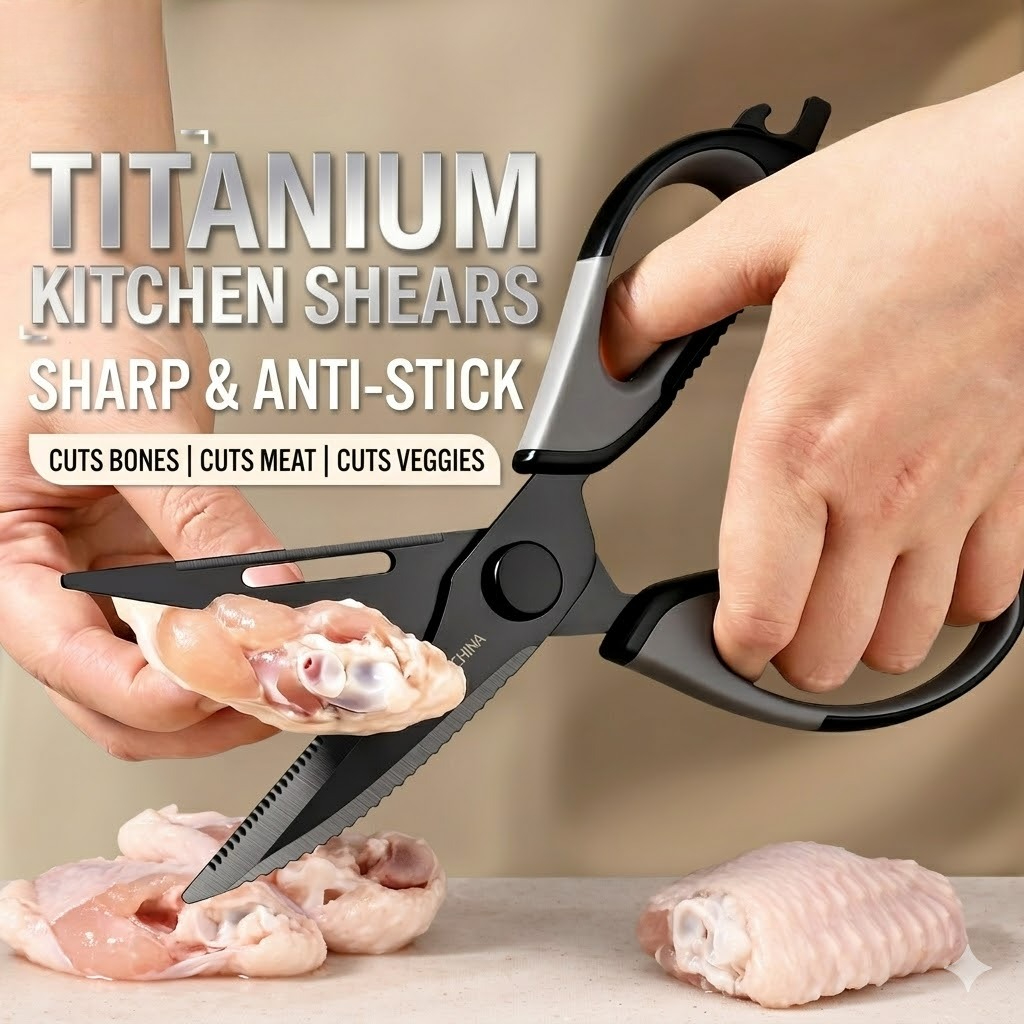 Kitchen scissors Titanium Chic - Kitchen Handy Gadgets recension och pris