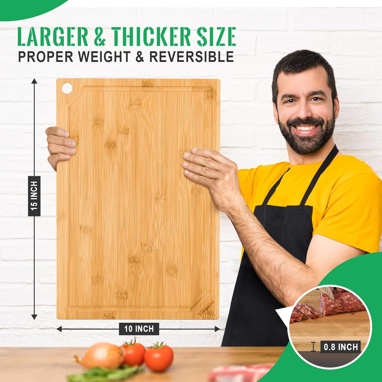 Bamboo Cutting Board for Kitch - Bamboo Cutting Board recension och pris