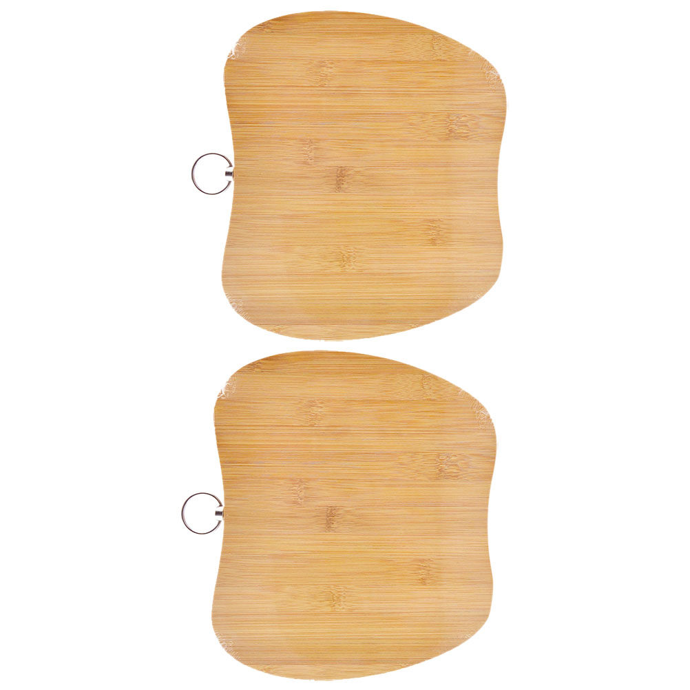 2Pcs Shaped Bamboo Cutting Boa - Bamboo Cutting Board recension och pris