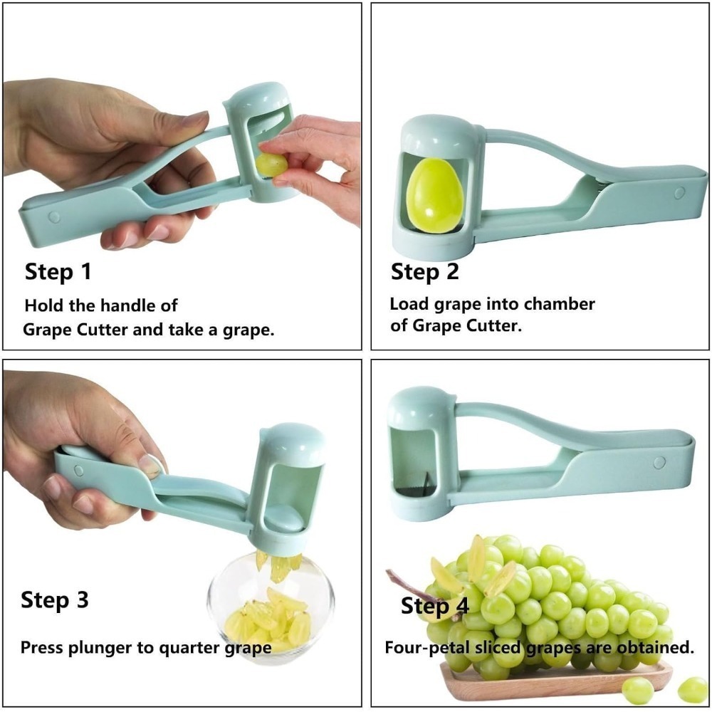 Tomato Grape Cherry Slicer Cut - Kitchen Gadgets For Small Kitchens recension och pris
