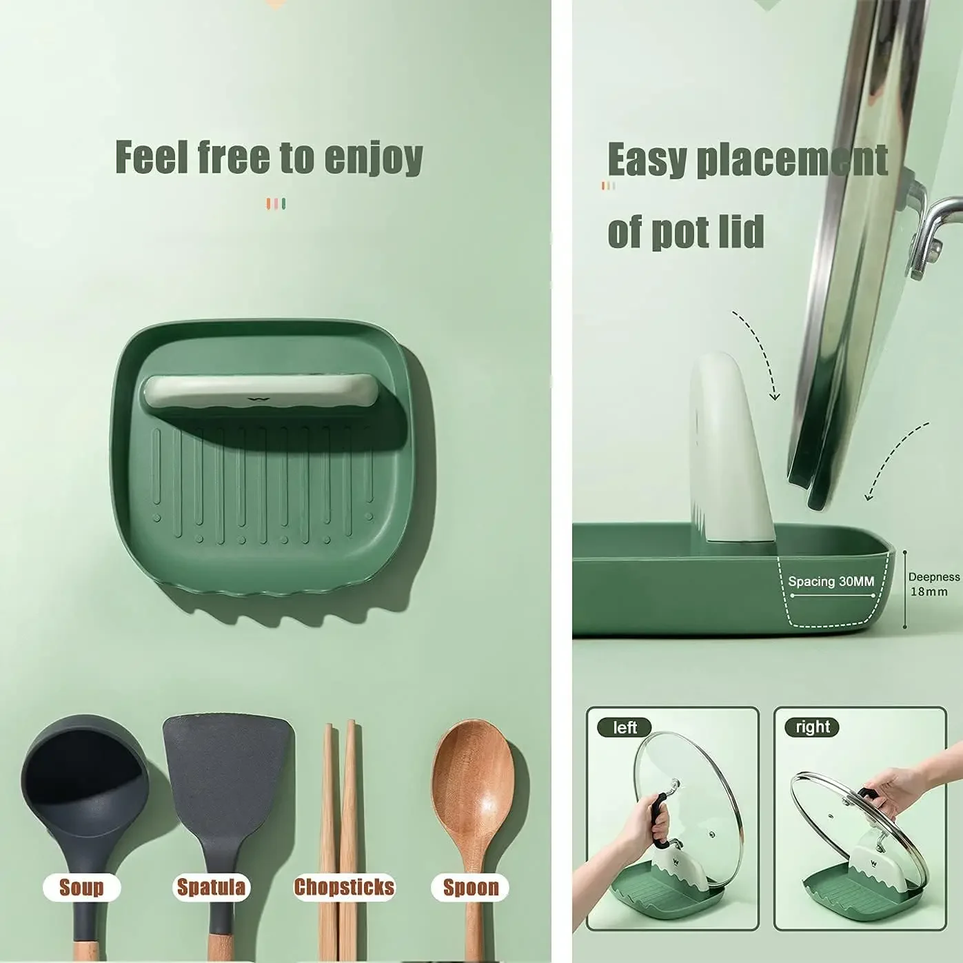 2 box lids and spoon holders f - Kitchen Gadgets Holder recension och pris