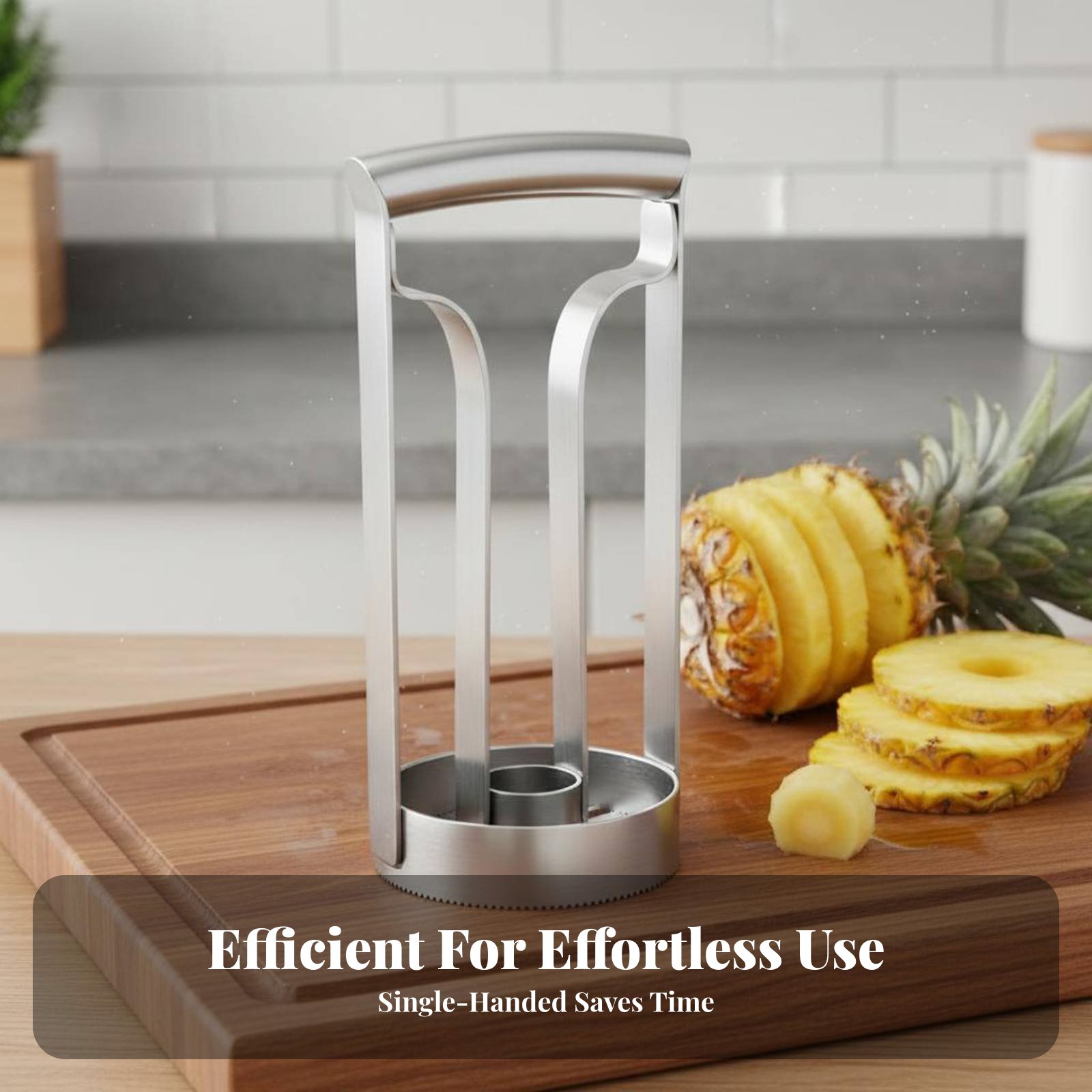Stainless Steel Pineapple Cutt - Kitchen Gadgets Save Time recension och pris