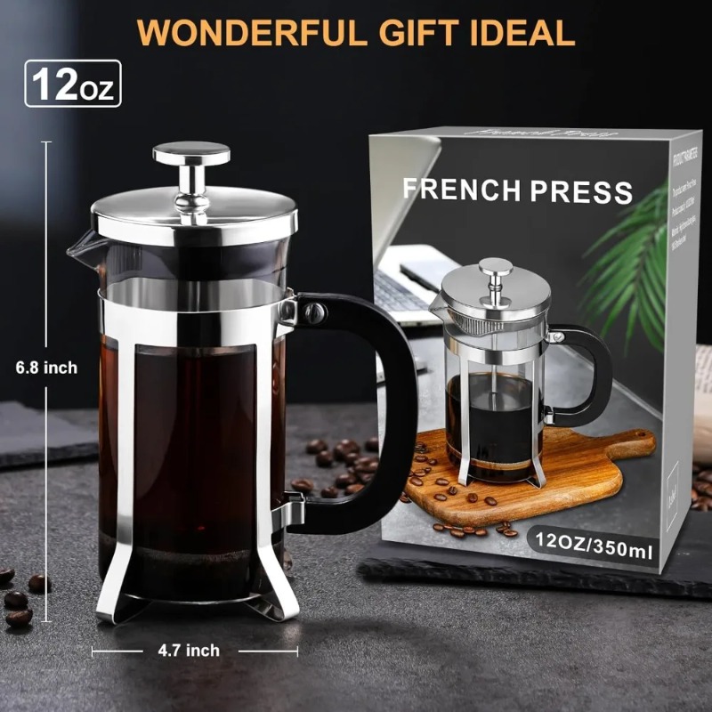 French Coffee Machine Coffee P - Milk Frother recension och pris