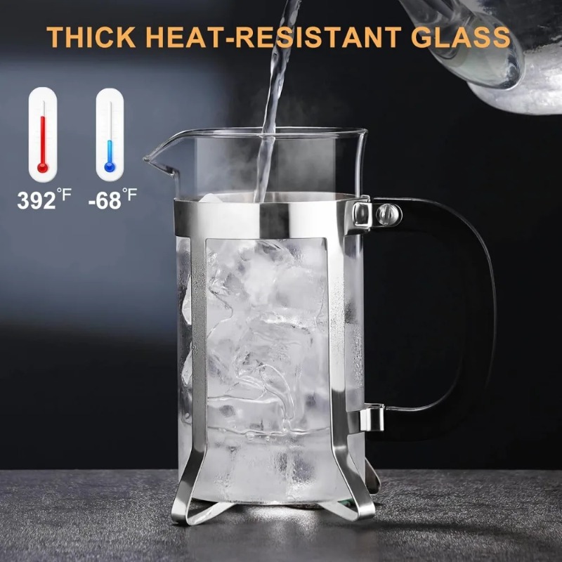 French Coffee Machine Coffee P - Milk Frother recension och pris