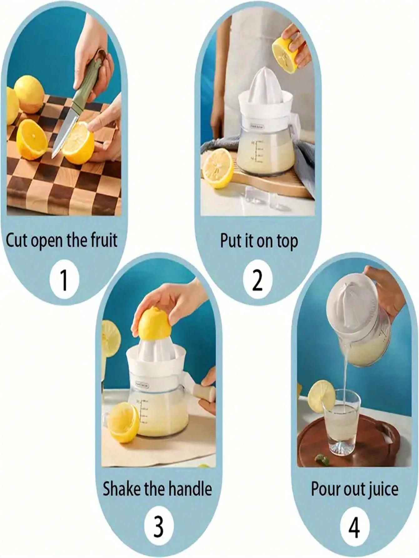 1Pc Multifunctional Manual Jui - Kitchen Gadgets Built In recension och pris