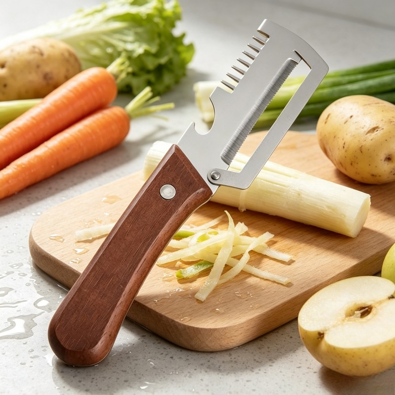 2‑in‑1 Serrated Vegetable Peel - Kitchen Gadgets Built In recension och pris