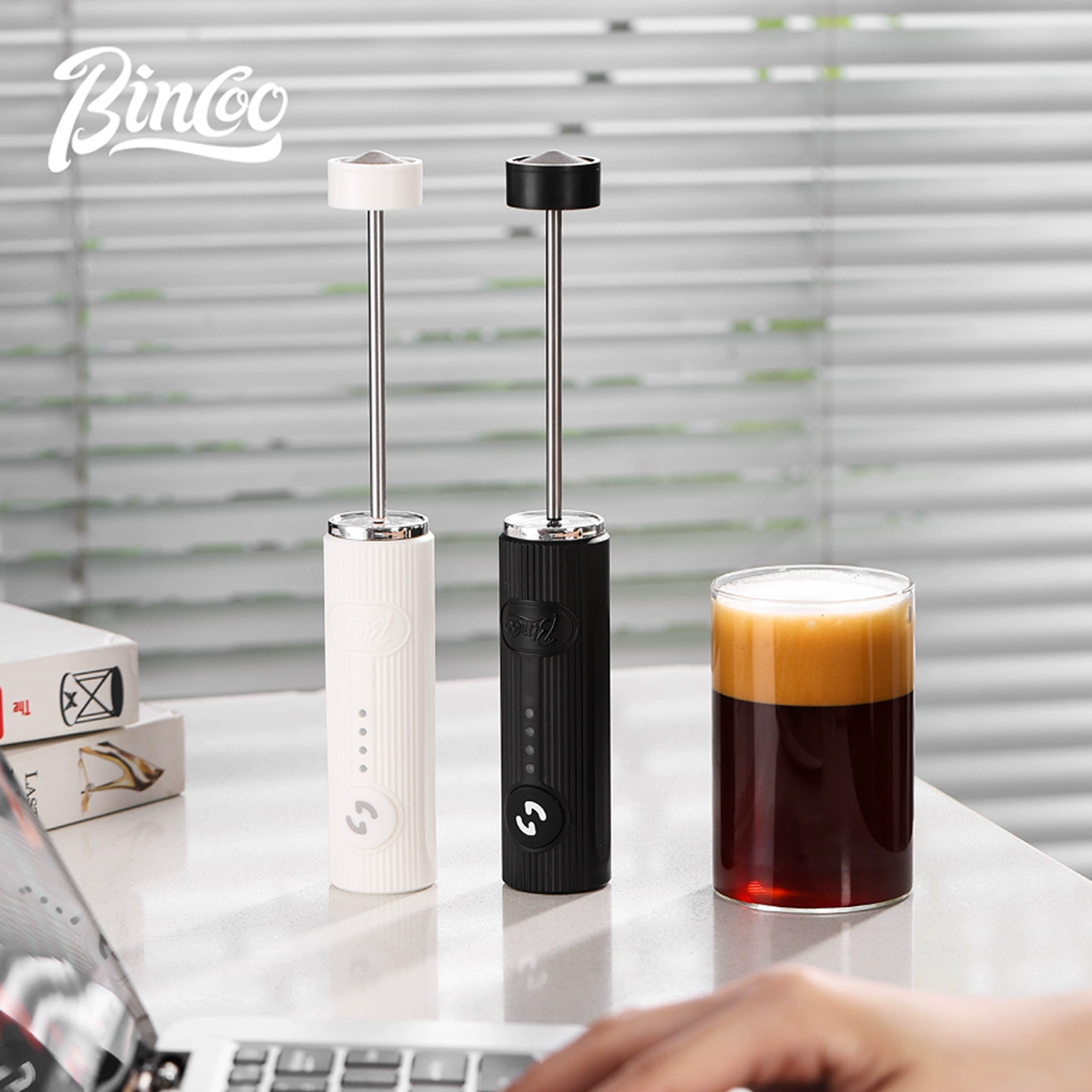 BINCOO Electric Coffee Frother - Milk Frother recension och pris