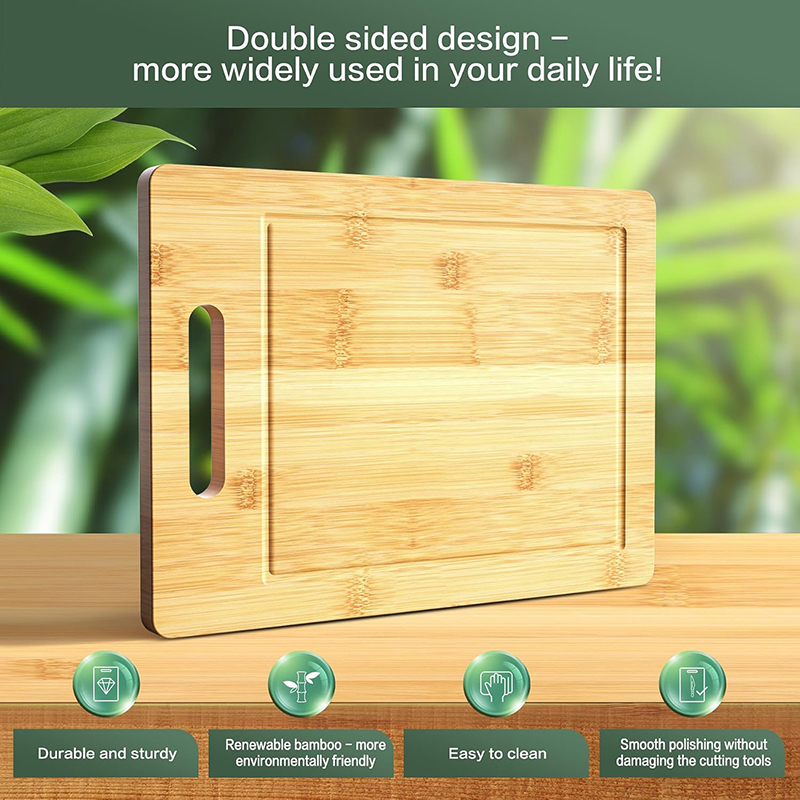 Wooden Cutting Board Kitchen C - Bamboo Cutting Board recension och pris